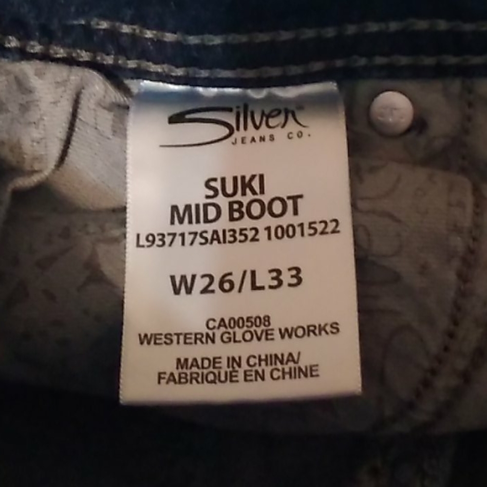 Silver Jeans Suki Mid Boot W26 L33 - Picture 11 of 11